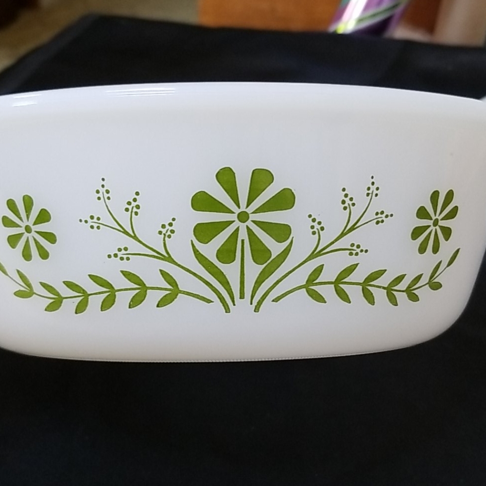 🥘VINTAGE 2 QT GLASBAKE CASSEROLE - Picture 5 of 5